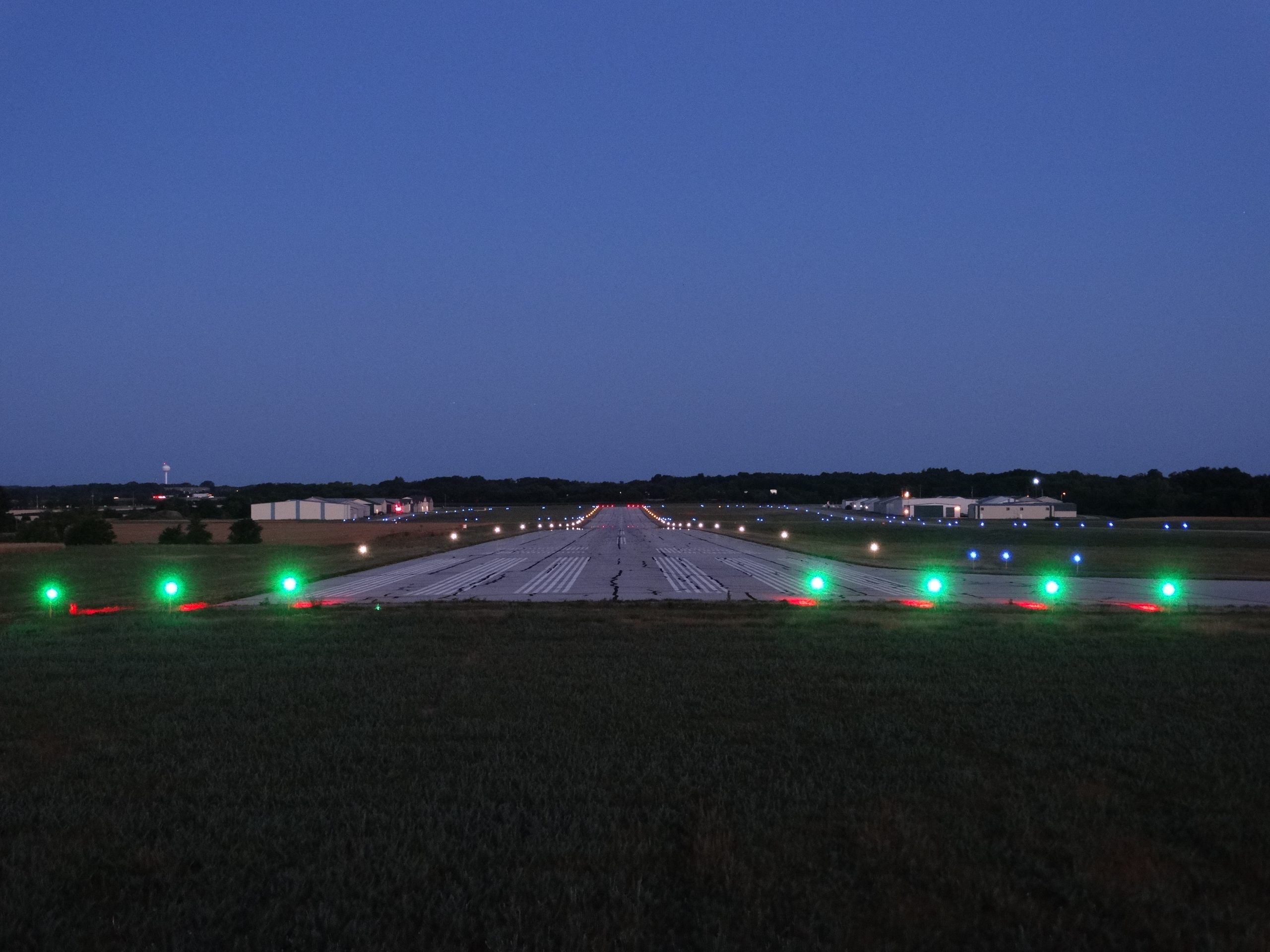 Airfield lighting at Wisconsin airport